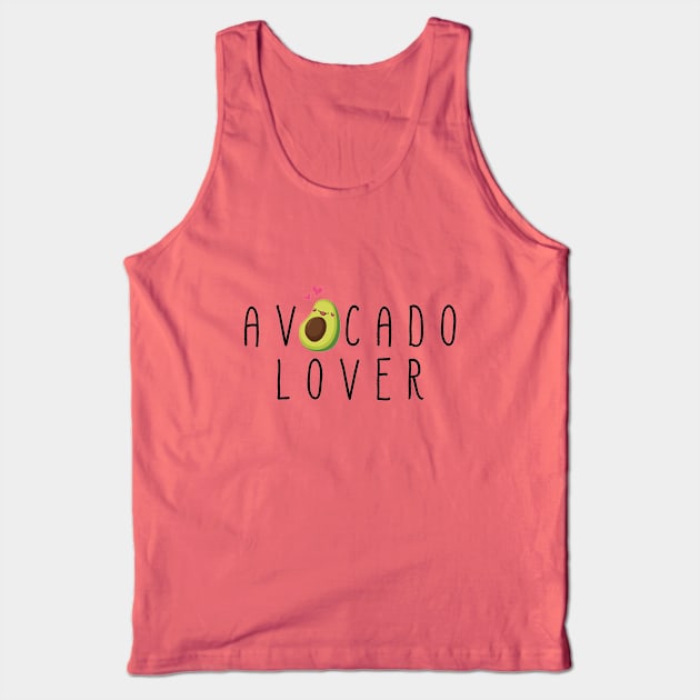 Avocado Lover Powered By Plants Vegan Diet Gift Tank Top by adelinachiriac